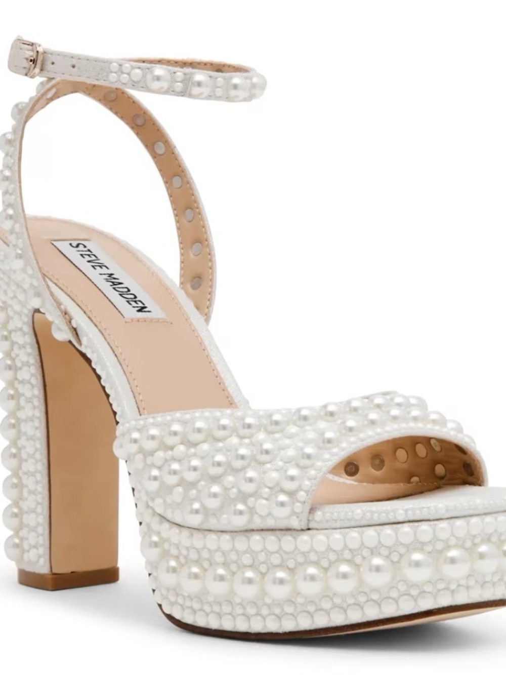 White Pearl Heels